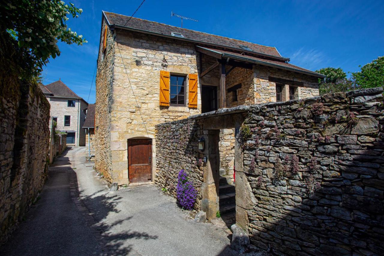 Maison En Pierres Au Coeur Du Village Medieval De Villeneuve Buitenkant foto