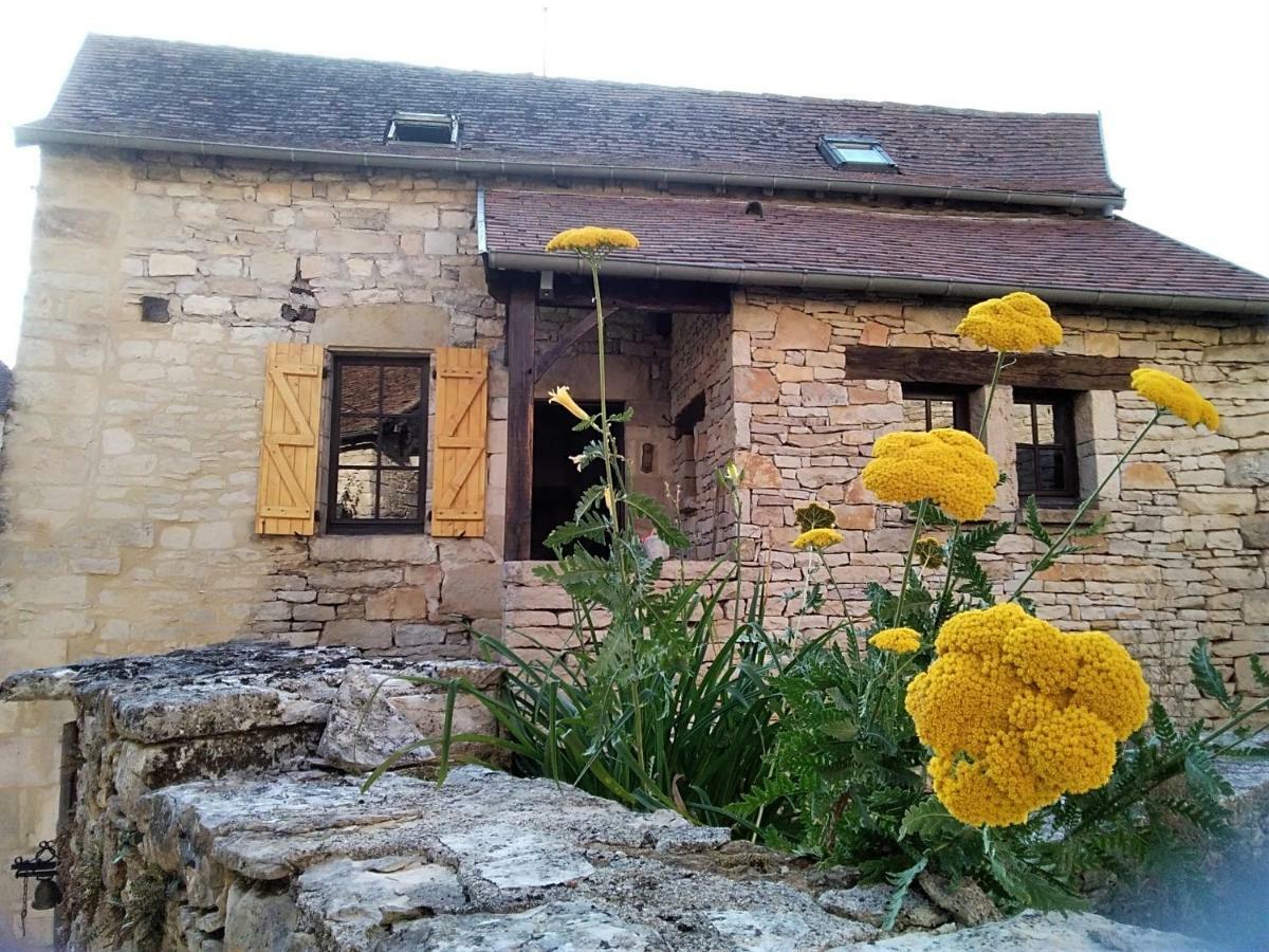 Maison En Pierres Au Coeur Du Village Medieval De Villeneuve Buitenkant foto